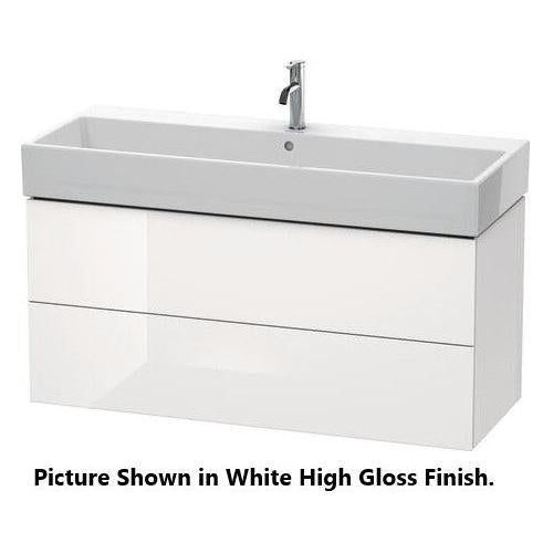 Duravit L-Cube 47" x 21" x 18" Cappuccino Two Drawer Wall-Mount Vanity Unit (LC627908686)