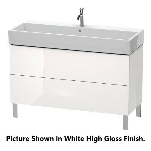 Duravit L-Cube 47" x 23" x 18" Cappuccino Two Drawer Floorstanding Vanity Unit (LC677908686)