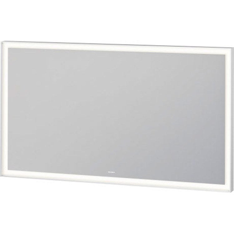 Duravit L-Cube 47" x 28" White Aluminum Mirror With Lighting (LC738300000)
