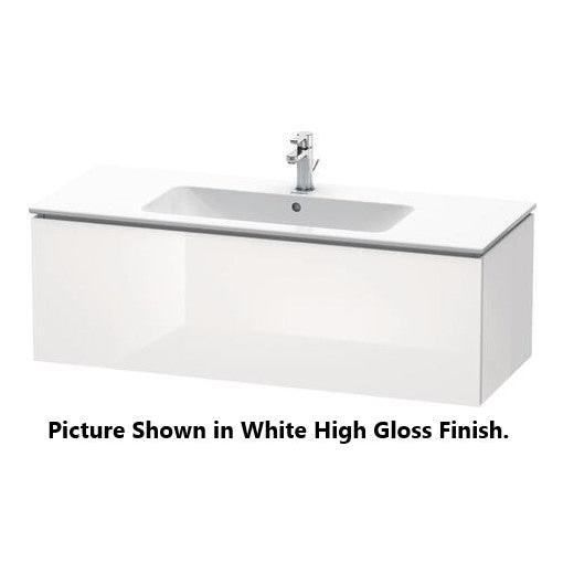 Duravit L-Cube 48" x 16" x 19" Dolomite Gray One Drawer Wall-Mount Vanity Unit (LC614303838)