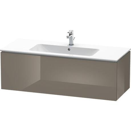 Duravit L-Cube 48" x 16" x 19" Flannel Gray One Drawer Wall-Mount Vanity Unit (LC614308989)