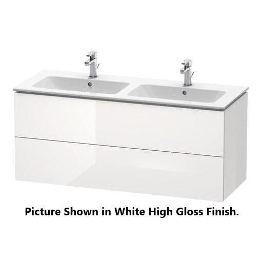 Duravit L-Cube 51" x 22" x 19" Stone Blue Two Drawer Wall-Mount Vanity Unit (LC625804747)