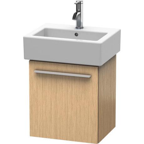 Duravit X-Large 16" x 17" x 13" Brushed Oak Finish One Door Wall-Mounted Vanity Unit (XL6209L1212)