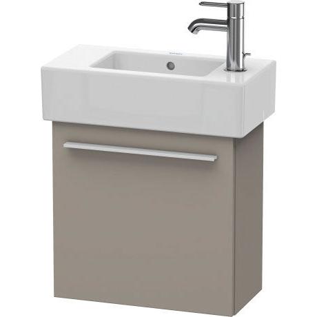 Duravit X-Large 18" x 17" x 9" Basalt Finish One Door Wall-Mounted Vanity Unit (XL6208L4343)