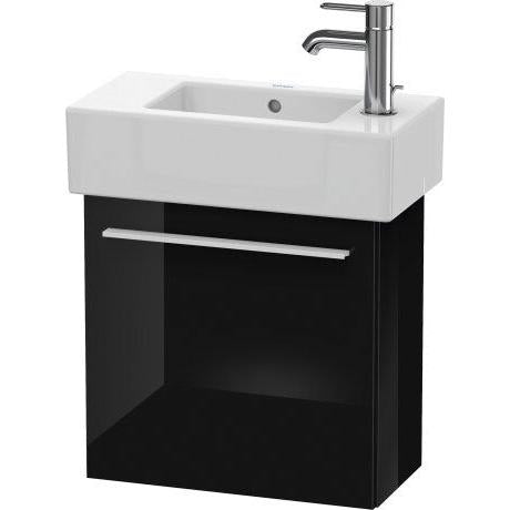 Duravit X-Large 18" x 17" x 9" Black Finish One Door Wall-Mounted Vanity Unit (XL6208R4040)