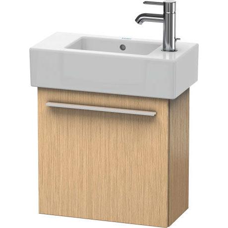 Duravit X-Large 18" x 17" x 9" Brushed Oak Finish One Door Wall-Mounted Vanity Unit (XL6208L1212)