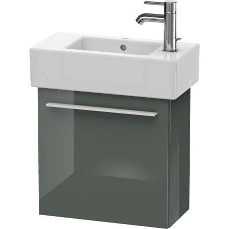 Duravit X-Large 18" x 17" x 9" Dolomite Gray Finish One Door Wall-Mounted Vanity Unit (XL6208L3838)