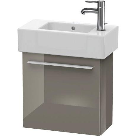 Duravit X-Large 18" x 17" x 9" Flannel Gray Finish One Door Wall-Mounted Vanity Unit (XL6208R8989)