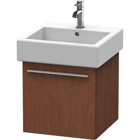 Duravit X-Large 18" x 18" x 17" American Walnut Finish Wall-Mounted Vanity Unit (XL604301313)