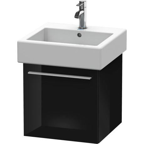Duravit X-Large 18" x 18" x 17" Black Finish Wall-Mounted Vanity Unit (XL604304040)
