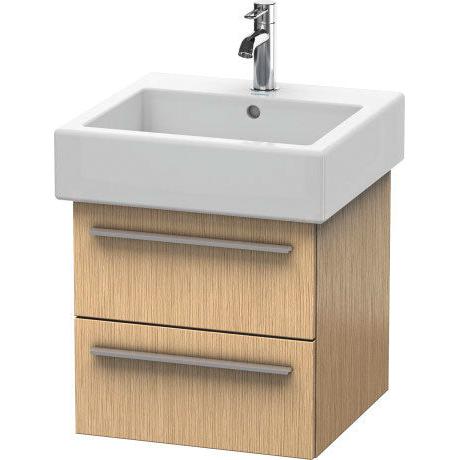 Duravit X-Large 18" x 18" x 17" Brushed Oak Finish Wall-Mounted Vanity Unit (XL634301212)