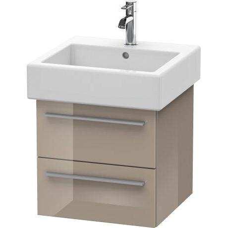 Duravit X-Large 18" x 18" x 17" Cappuccino Finish Wall-Mounted Vanity Unit (XL634308686)