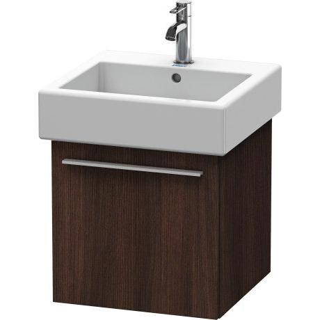 Duravit X-Large 18" x 18" x 17" Chestnut Dark Finish Wall-Mounted Vanity Unit (XL604305353)