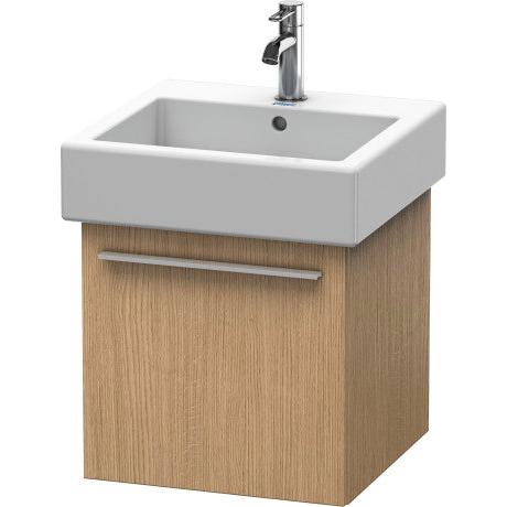 Duravit X-Large 18" x 18" x 17" European Oak Finish Wall-Mounted Vanity Unit (XL604305252)