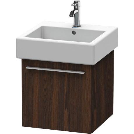 Duravit X-Large 18" x 18" x 17" Walnut Brushed Finish Wall-Mounted Vanity Unit (XL604306969)