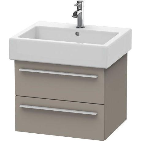 Duravit X-Large 22" x 18" x 17" Basalt Finish Wall-Mounted Vanity Unit (XL634404343)