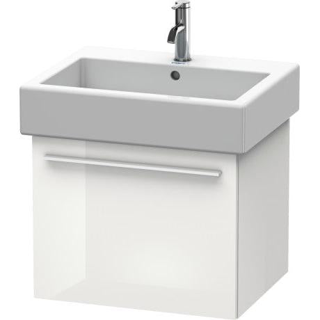 Duravit X-Large 22" x 18" x 17" Cashmere Oak Finish One Drawer Wall-Mounted Vanity Unit (XL604401111)