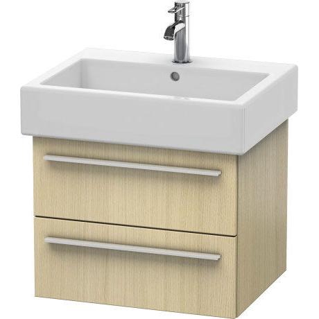 Duravit X-Large 22" x 18" x 17" Mediterranean Oak Finish Wall-Mounted Vanity Unit (XL634407171)