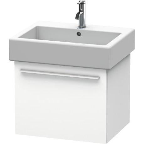 Duravit X-Large 22" x 18" x 17" White Finish One Drawer Wall-Mounted Vanity Unit (XL604401818)