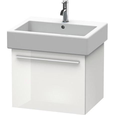 Duravit X-Large 22" x 18" x 17" White Finish One Drawer Wall-Mounted Vanity Unit (XL604408585)