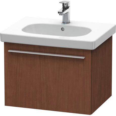 Duravit X-Large 24" x 18" x 18" American Walnut Finish Wall-Mounted Vanity Unit (XL605101313)
