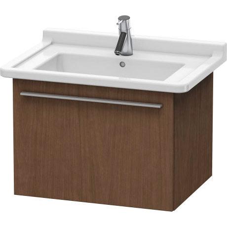 Duravit X-Large 24" x 18" x 18" American Walnut Finish Wall-Mounted Vanity Unit (XL605601313)