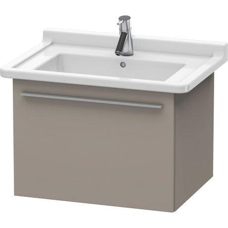 Duravit X-Large 24" x 18" x 18" Basalt Finish Wall-Mounted Vanity Unit (XL605604343)