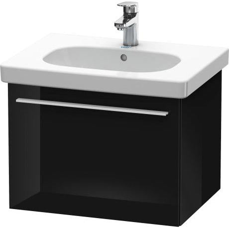 Duravit X-Large 24" x 18" x 18" Black Finish Wall-Mounted Vanity Unit (XL605104040)