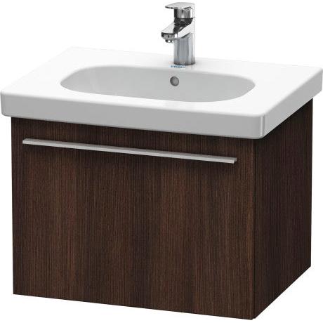 Duravit X-Large 24" x 18" x 18" Chestnut Dark Finish Wall-Mounted Vanity Unit (XL605105353)