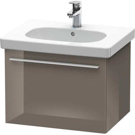 Duravit X-Large 24" x 18" x 18" Flannel Gray Finish Wall-Mounted Vanity Unit (XL605108989)
