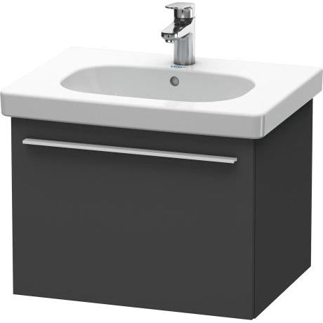 Duravit X-Large 24" x 18" x 18" Graphite Finish Wall-Mounted Vanity Unit (XL605104949)