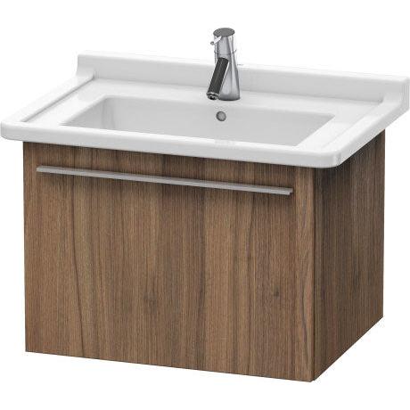 Duravit X-Large 24" x 18" x 18" Walnut Finish Wall-Mounted Vanity Unit (XL605607979)