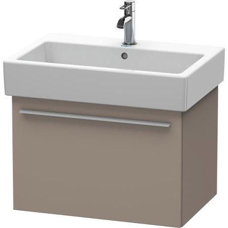 Duravit X-Large 26" x 18" x 17" Basalt Finish Wall-Mounted Vanity Unit (XL604204343)