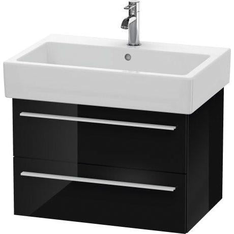 Duravit X-Large 26" x 18" x 17" Black Finish Wall-Mounted Vanity Unit (XL634204040)