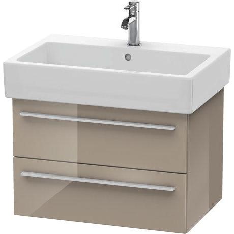 Duravit X-Large 26" x 18" x 17" Cappuccino Finish Wall-Mounted Vanity Unit (XL634208686)