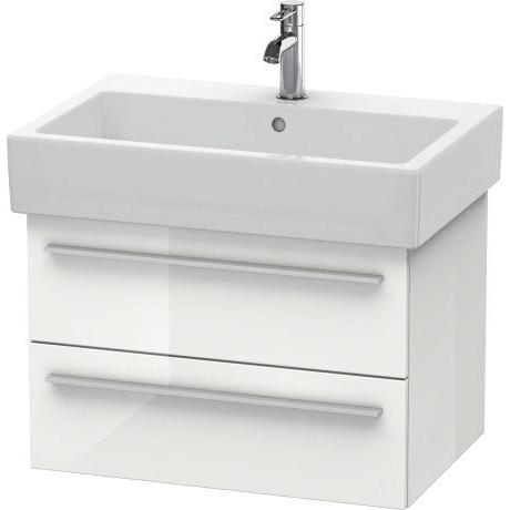 Duravit X-Large 26" x 18" x 17" Concrete Gray Finish Wall-Mounted Vanity Unit (XL634200707)