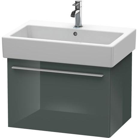 Duravit X-Large 26" x 18" x 17" Dolomite Gray Finish Wall-Mounted Vanity Unit (XL604203838)