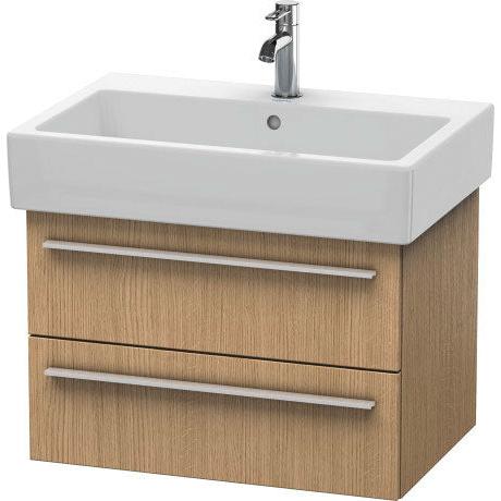 Duravit X-Large 26" x 18" x 17" European Oak Finish Wall-Mounted Vanity Unit (XL634205252)
