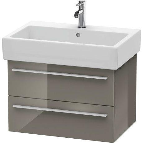 Duravit X-Large 26" x 18" x 17" Flannel Gray Finish Wall-Mounted Vanity Unit (XL634208989)