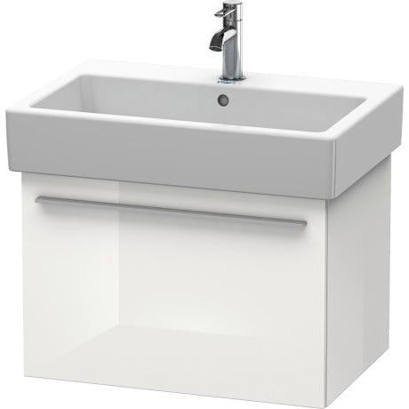 Duravit X-Large 26" x 18" x 17" Walnut Dark Finish Wall-Mounted Vanity Unit (XL604202121)