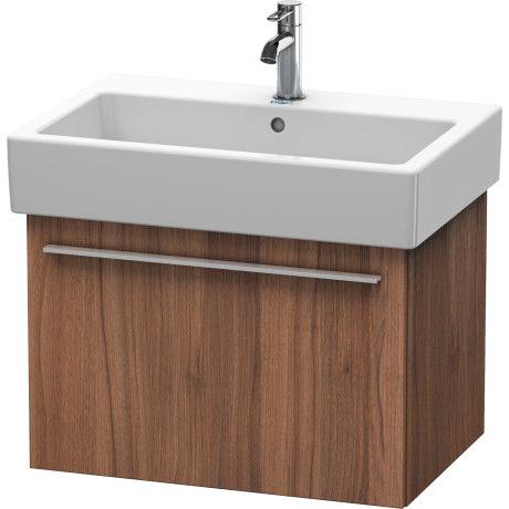 Duravit X-Large 26" x 18" x 17" Walnut Finish Wall-Mounted Vanity Unit (XL604207979)