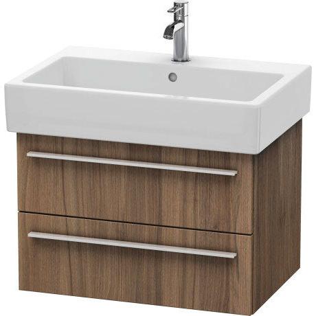 Duravit X-Large 26" x 18" x 17" Walnut Finish Wall-Mounted Vanity Unit (XL634207979)