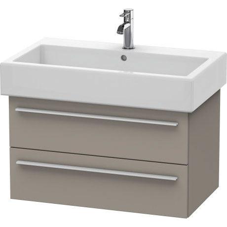 Duravit X-Large 30" x 18" x 17" Basalt Finish Wall-Mounted Vanity Unit (XL634504343)