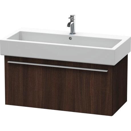 Duravit X-Large 30" x 18" x 17" Chestnut Dark Finish Wall-Mounted Vanity Unit (XL604505353)