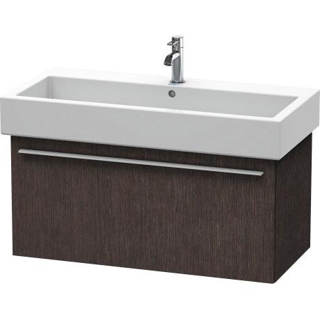 Duravit X-Large 30" x 18" x 17" Dark Brushed Oak Finish Wall-Mounted Vanity Unit (XL604507272)