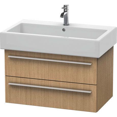 Duravit X-Large 30" x 18" x 17" European Oak Finish Wall-Mounted Vanity Unit (XL634505252)