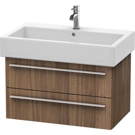 Duravit X-Large 30" x 18" x 17" Walnut Finish Wall-Mounted Vanity Unit (XL634507979)
