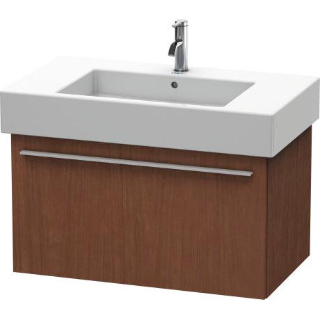 Duravit X-Large 31" x 18" x 18" American Walnut Finish Wall-Mounted Vanity Unit (XL605201313)