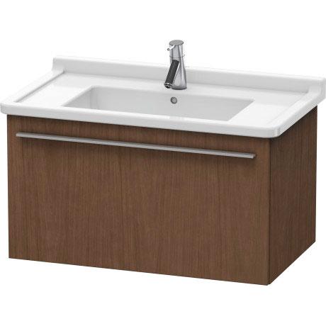 Duravit X-Large 31" x 18" x 18" American Walnut Finish Wall-Mounted Vanity Unit (XL605701313)