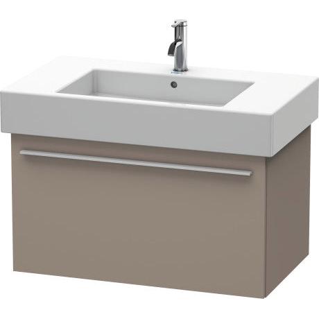Duravit X-Large 31" x 18" x 18" Basalt Finish Wall-Mounted Vanity Unit (XL605204343)